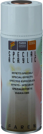 Faren Σπρέι Βαφής Special Acrylic με Μεταλλικό Εφέ Χρυσό 400ml