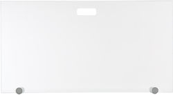 Zogometal Glass Fireplace Screen 90x50cm White Ice Zogometal Glass Fireplace Screen 90x50cm White Ice