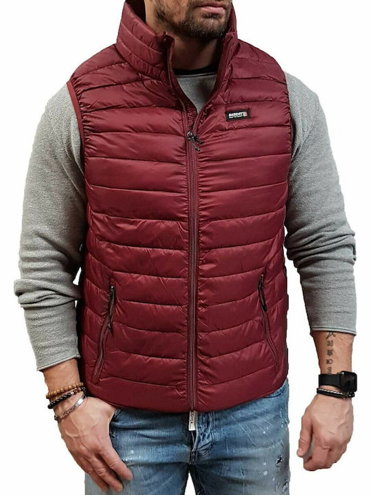 Basehit Sleeveless Winter Jacket Puffer Bordeaux