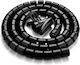 Ugreen Σπιράλ Καλωδίων LP121 25mm 3m Μαύρο