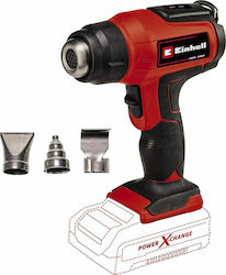 Einhell TE-HA 18 Li Πιστόλι Θερμού Αέρα 18V Solo με Ρύθμιση Θερμοκρασίας εως και 550°C