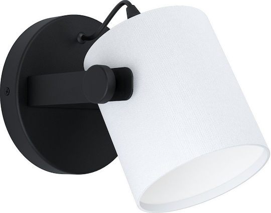 Eglo Hornwood Single Spot with Socket E27 in White Color Eglo Hornwood Single Spot with Socket E27 in White Color