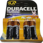 Duracell Turbo Αλκαλικές Μπαταρίες AA 1.5V 4τμχ