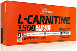 Olimp Sport Nutrition L-carnitine 1500 Extreme Mega Caps με Καρνιτίνη 1500mg 120 κάψουλες Olimp Sport Nutrition L-carnitine 1500 Extreme Mega Caps με Καρνιτίνη 1500mg 120 κάψουλες
