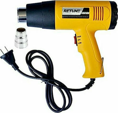 Retune Heat Gun 1800W with Maximum Temperature 650°C RT-883