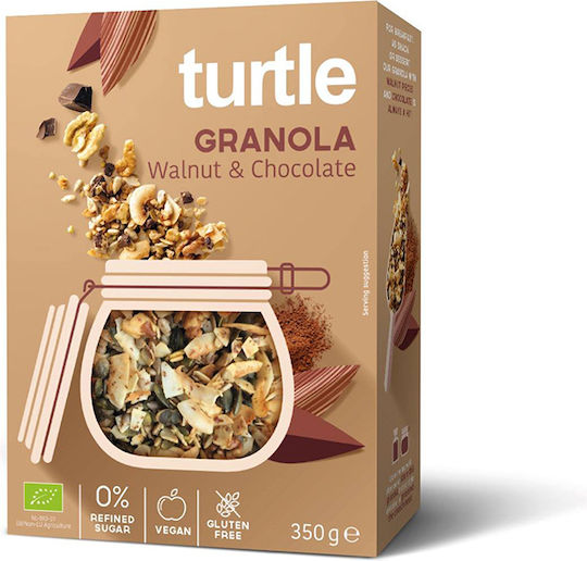 Turtle Better Breakfast Bio Müsli Hafer Walnut & Chocolate 350gr