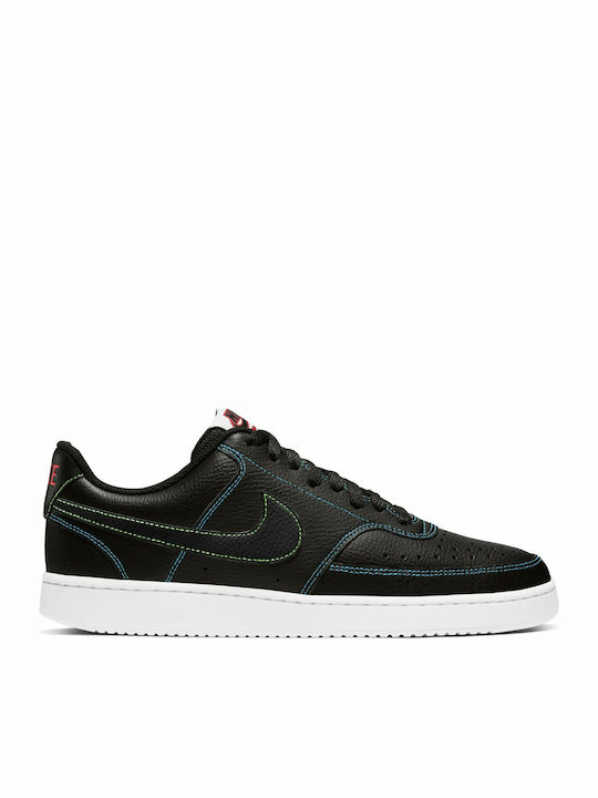 Nike Court Vision Low Ανδρικά Sneakers Μαύρα