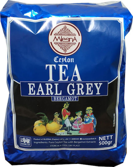 Mlesna Tea Earl Grey Τσάι Κεϋλάνης 500gr με Άρωμα Περγαμόντο