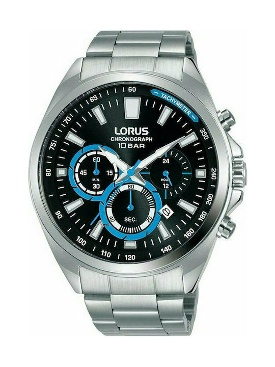Lorus Sport Ceas Cronograf Baterie cu Argintiu Brățară metalică