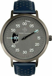 Trendy Classic Classic Paul Battery Watch with Leather Strap Blue