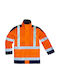 Delta Plus Easyview Arbeitsjacke Reflektierend mit Kapuze Orange