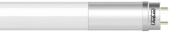Elvhx Microwave LED-Lampe 20.6W Röhrenform 150εκ. für Fassung G13 und Form T8 Kühles Weiß 3100lm