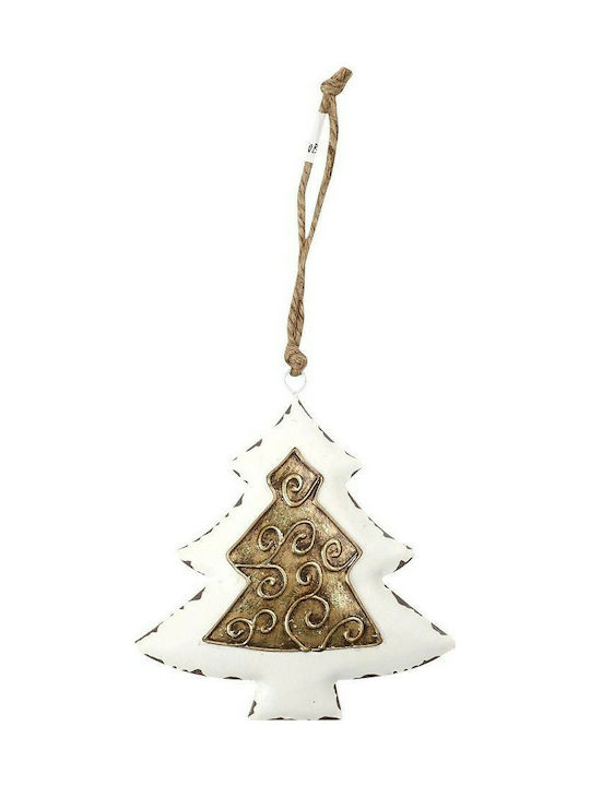 Espiel Christmas Metallic Tree Ornament Gold 13x13cm