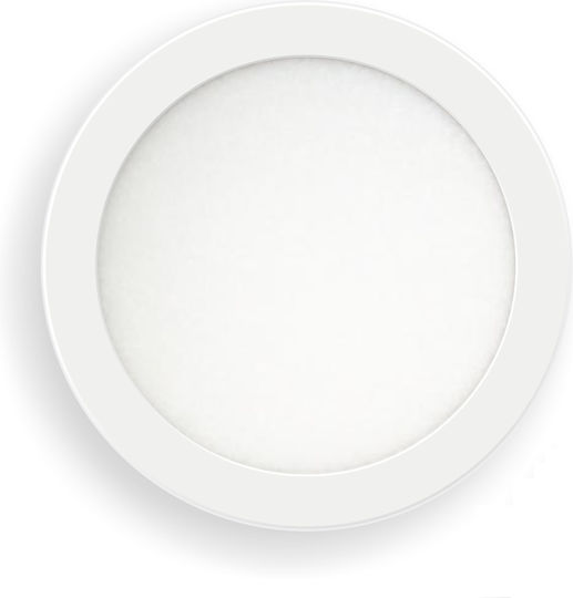 Spot Light Στρογγυλό Χωνευτό LED Panel 15W με Φυσικό Λευκό Φως 4000K 20εκ.