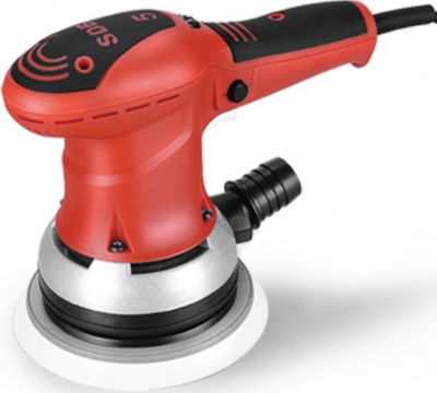 Electric Eccentric Sander 150mm Electric 350W with Speed Control and with Suction System