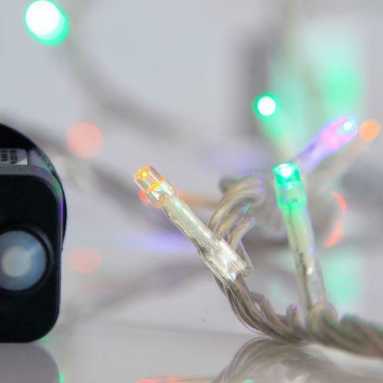 144 Lichterketten LED 3m. x 60cm Mehrfarbige Typ Regen 1Stück