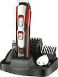 Kemei Rechargeable Hair Clipper Set Red KM-510