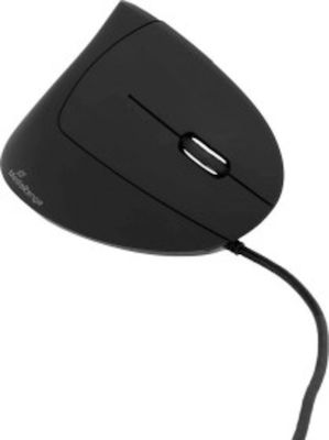 MediaRange MROS231 Wired Ergonomic Vertical Mouse Left-Handed Black