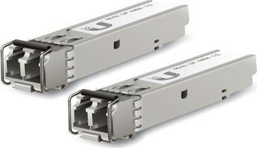 Ubiquiti Трансивър UF-SM-10G-S SFP Модул Едномодов Оптичен Кабел SMF 2 Бройки