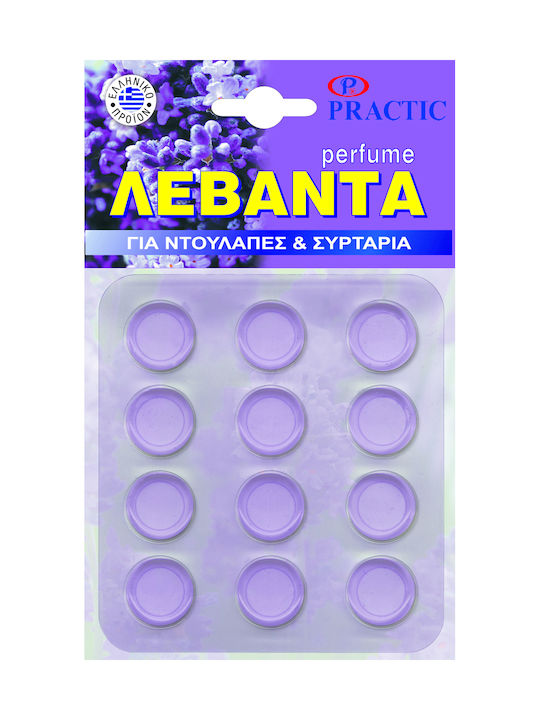 Practic Fragrance Wardrobe with Fragrance Lavender 12tabs 12pcs