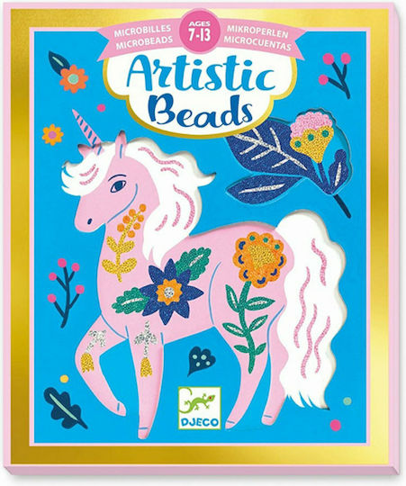 Djeco Collage Artistic with Microbeads Animals with Flowers for Children 7+ years Years