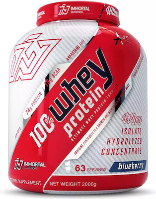 Immortal Nutrition 100% Whey Protein Πρωτεΐνη Ορού Γάλακτος με Γεύση Blueberry 2kg