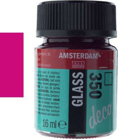 Royal Talens Glass Deco Liquid Craft Paint Fuchsia for Porcelain and Glass No350 16ml