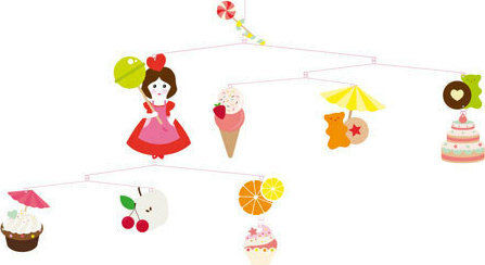 Djeco Kids Decorative Hanging Mobile