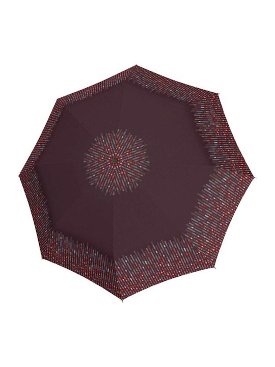 Knirps T Ecorepel Duomatic Winddicht Regenschirm Kompakt Unity Bordeaux