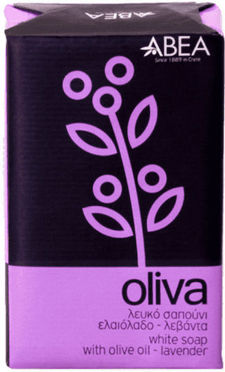 Abea Olive White Soap With Olive Oil and Lavender 125g