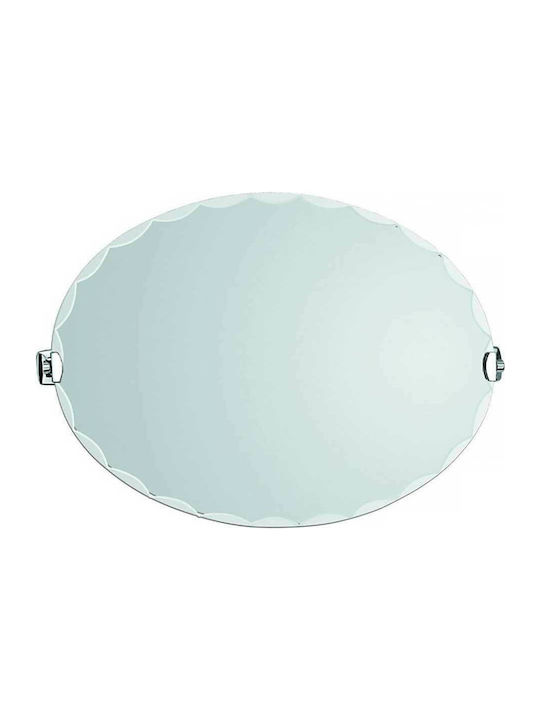 Gloria Clisis Ovale Oval Bathroom Mirror 60x45cm