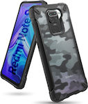 Ringke Fusion X Back Cover Πλαστικό Camo Black (Redmi Note 9)