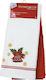 Das Home Set Weihnachtliche Servietten Stoff Rot L60xB40cm. 2Stück