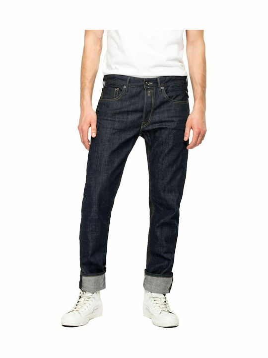 Willibi Men's Jeans Pants with Regular Fit Blue