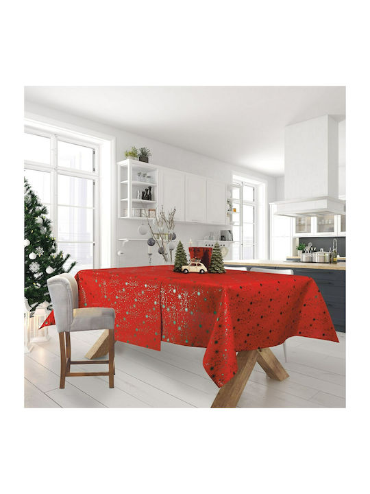 Das Home Christmas Fabric Tablecloth Ornament L180xW140cm