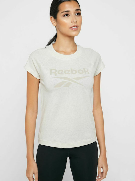 Reebok Training Essential Women's Athletic T-shirt Beige