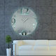 Ploumatos Wall Clock Mirror White Ø104cm