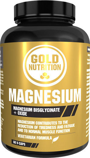 Gold Nutrition Magnesium 600mg 60 veg. Kappen