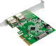 LogiLink Κάρτα PCIe σε 2 θύρες USB 3.1