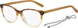 Missoni Plastic Eyeglass Frame Cat Eye Brown MMI 0043 EX4