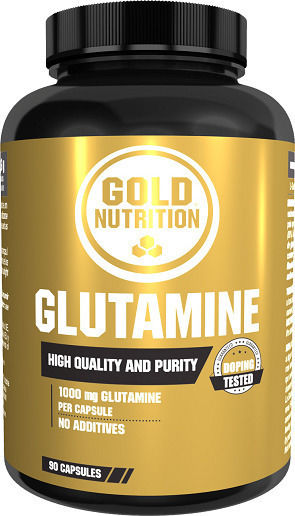 Gold Nutrition Nutrition Glutamine 1000mg 90 Kapseln Ungesüßt