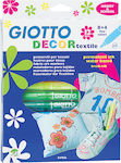 Giotto Decor Textile Set Marker for Fabric 12Stück