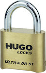 Hugo Locks Ultra DR51 Bronz Lăcăt Încuietoare Shackle Combinație 51mm 1buc