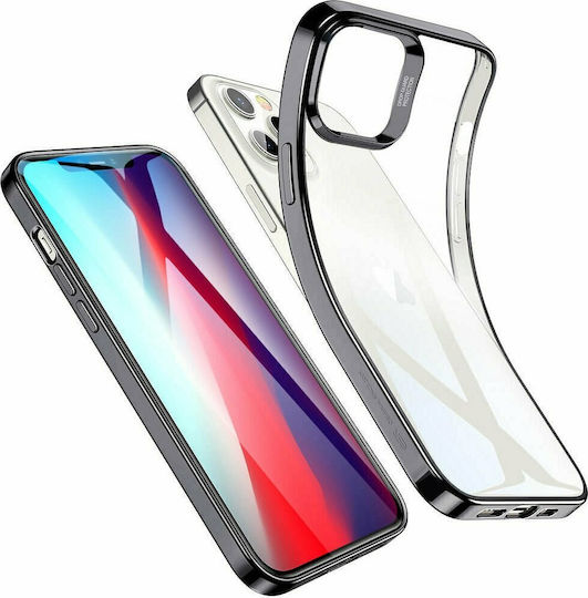 ESR Halo Задна корица Силикон 0.75мм Черен (iPhone 12 / 12 Pro)