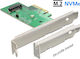 DeLock PCIe Card with M.2 Slot