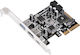 Silverstone PCIe Controller with 3 Type-C / USB 3.0 / USB 3.1 Ports