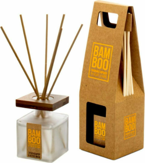 Heart & Home Diffuser με Άρωμα Ξύλο Κέδρου & Λευκό Musk 276720501 80ml