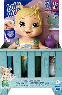 Hasbro Baby Alive: Baby Gotta Bounce Doll Blonde Hair  (E9427)