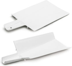 Svim Rectangular Plastic Chopping Board White 40x21.5cm