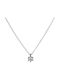 14-carat white gold necklace